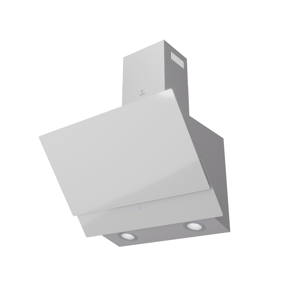 Фото Наклонная вытяжка Lex ARIA 600 WHITE воздухоочиститель