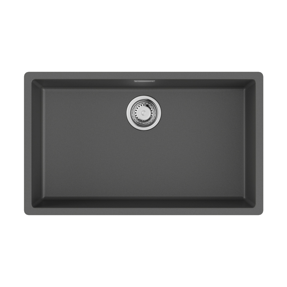 Фото Гранитная мойка Omoikiri Yamakawa 75T-Integra-PL Tetogranit/платина