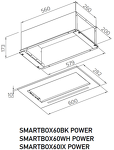 Превью картинка Полновстраиваемая вытяжка Meferi SMARTBOX60WH POWER #2