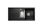 Превью картинка Гранитная мойка Blanсo METRA 6S SILGRANIT PuraDur антрацит с клапаном-автоматом #1