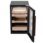 Превью картинка Хьюмидор Холодильник (шкаф) для сигар компрессорный Meyvel MC-120BK (PRO) #12