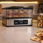 Превью картинка Сушилка для овощей и фруктов Дегидратор Meyvel MDH5-1P (Black) #9