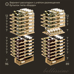 Превью картинка Шкаф винный  Meyvel Винный холодильник (шкаф) компрессорный MEYVEL MV95-KST2 (Slim) #2