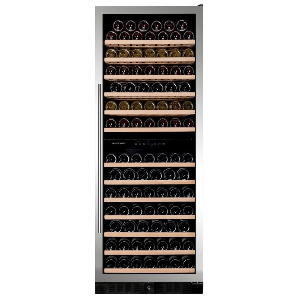 Фото Шкаф винный встраиваемый Винный холодильник (шкаф) компрессорный Dunavox DX-108.330DSS