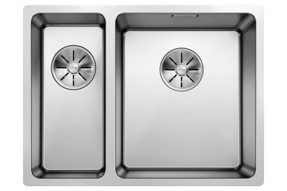 Фото Металлическая мойка Blanсo ANDANO 340/180-U нерж.сталь зеркальная полировка с отв. арм. InFino, правая