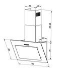 Превью картинка Наклонная вытяжка Lex MIKA G 600 IVORY LIGHT воздухоочиститель #2