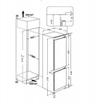 Превью картинка Встраиваемый холодильник с морозильной камерой Weissgauff WRKI 178 Total NoFrost #21