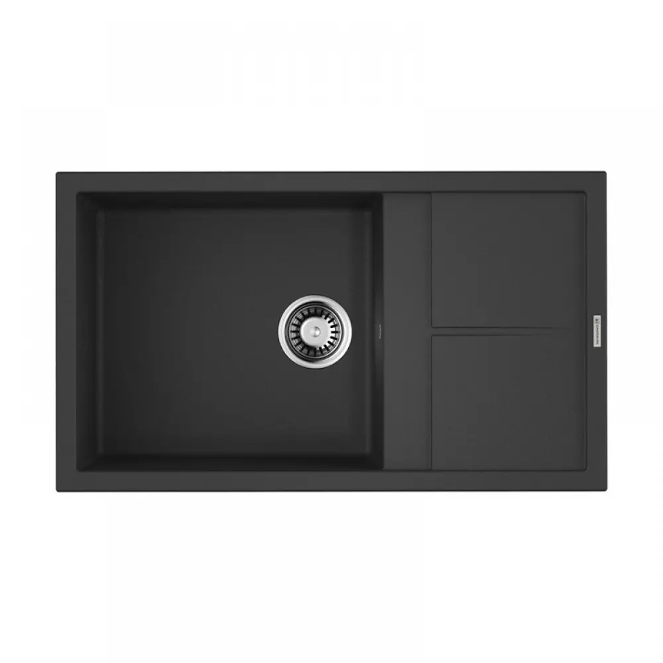 Фото Гранитная мойка Omoikiri Sumi 86-BL Tetogranit/черный