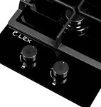 Превью картинка Газовая варочная панель домино Lex GVG 321 BL газовая панель #7