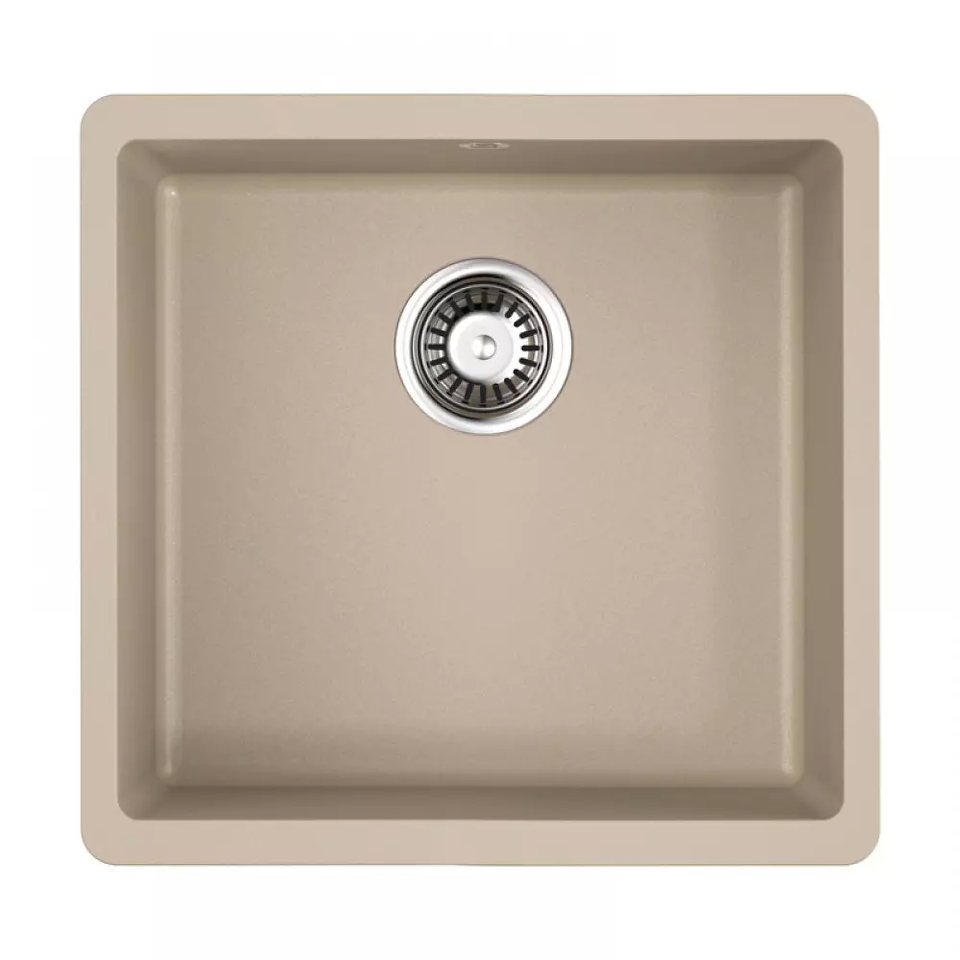 Фото Гранитная мойка Omoikiri Kata 44-U-SA Artgranit/бежевый