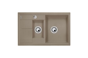 Картинка Blanсo METRA 6S Compact SILGRANIT PuraDur серый беж с клапаном-автоматом