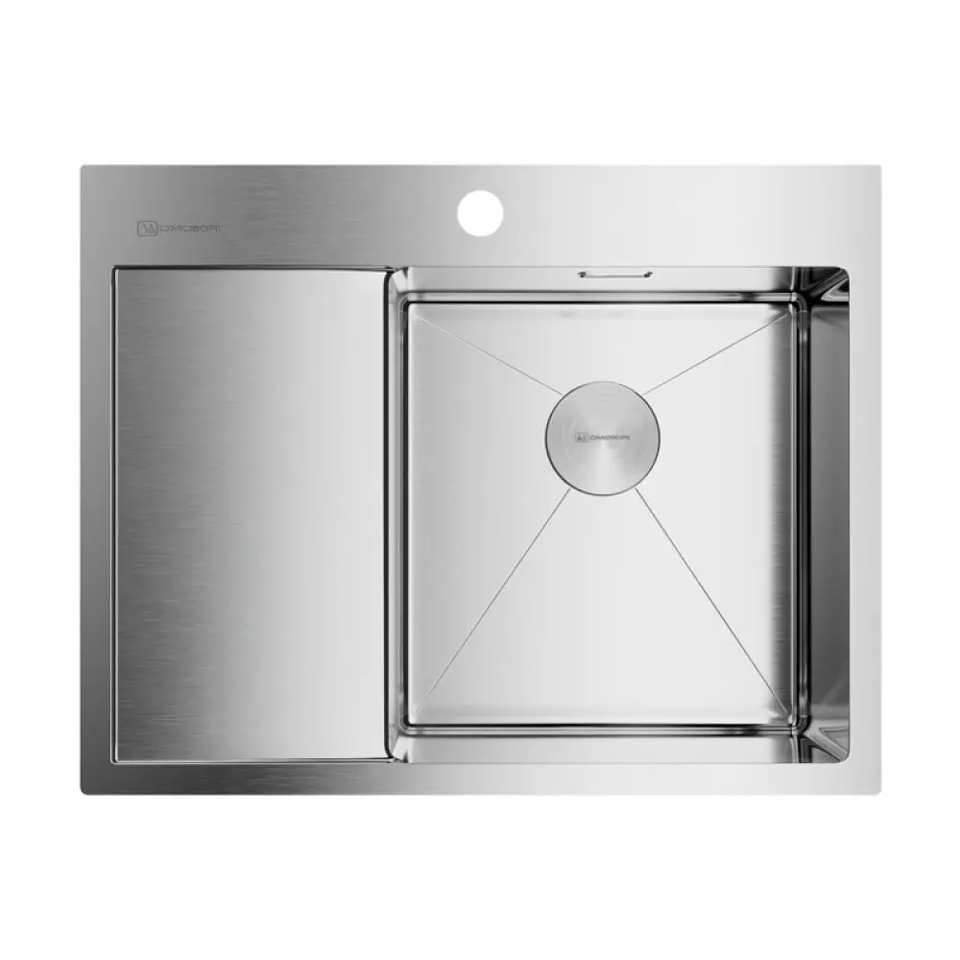 Фото Металлическая мойка Omoikiri Akisame 65-R-IN нерж. сталь/нержавеющая сталь