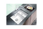 Превью картинка Гранитная мойка Blanсo SUBLINE 350/150-U керамика PuraPlus глянцевый магнолия  с отв.арм. InFino #3