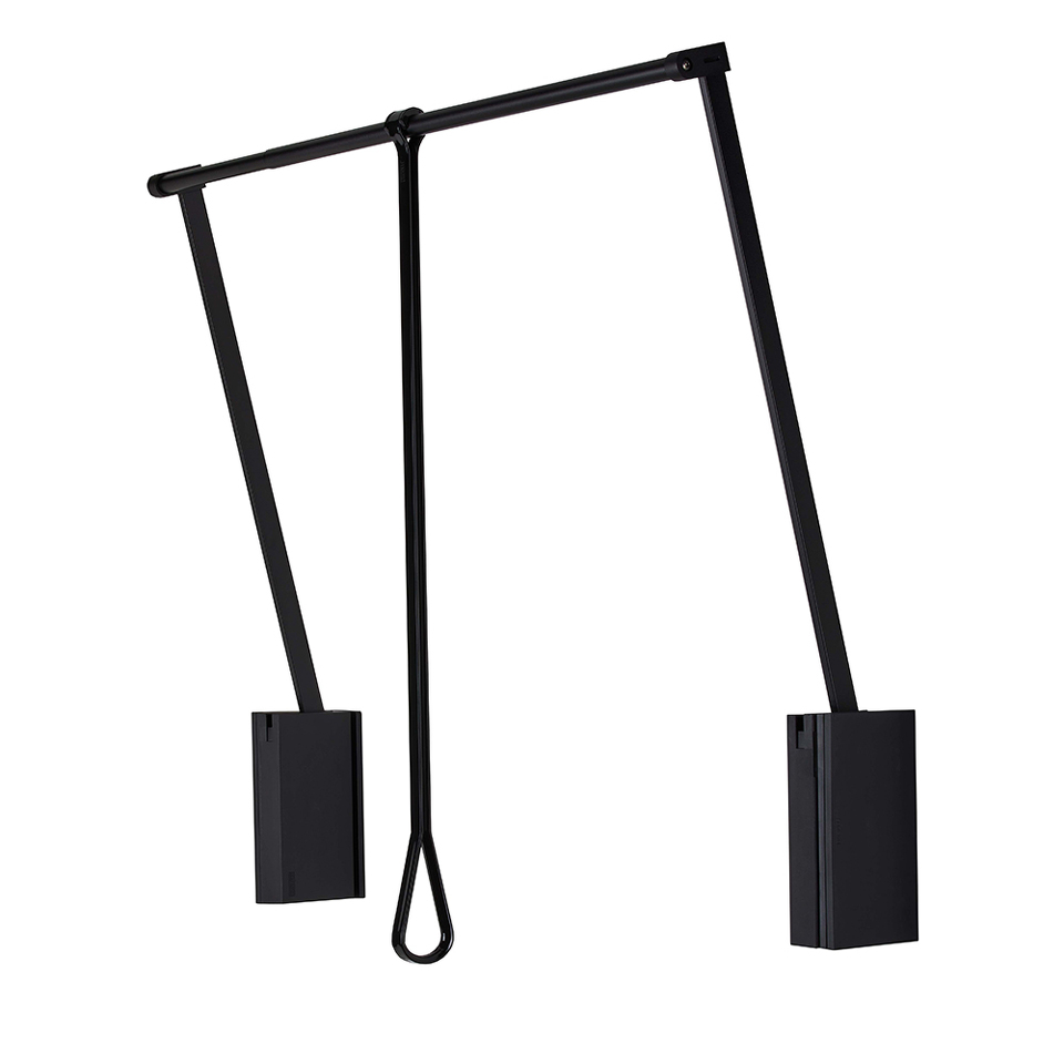 Фото Servetto Телескопический пантограф SERVETTO 3T для одежды, ширина 750-1160 мм, черный