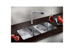 Превью картинка Металлическая мойка Blanсo ANDANO 400/400-U нерж.сталь зеркальная полировка с отв. арм. InFino #2