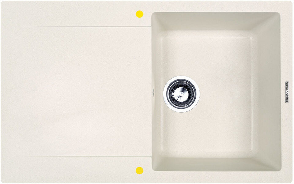 Фото Гранитная мойка Zigmund & Shtain RECHTECK 775 Индийская ваниль