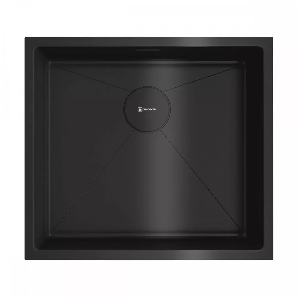Фото Металлическая мойка Omoikiri Taki 49-U/IF-GB нерж. сталь/графит