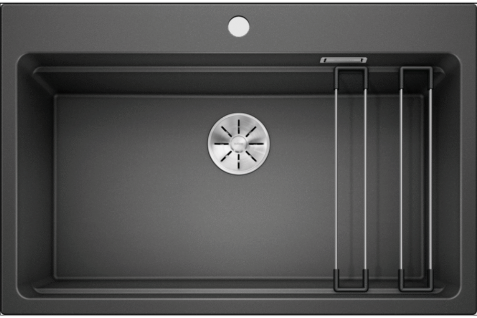 Фото Гранитная мойка Blanсo ETAGON 8 SILGRANIT PuraDur антрацит