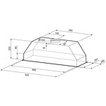 Превью картинка Полновстраиваемая вытяжка KRONA RUNA 600 white PB #12