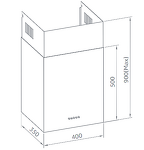 Превью картинка Цилиндрическая вытяжка Weissgauff Box 40 PB White #10