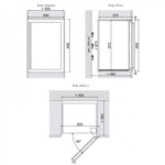 Превью картинка Шкаф винный встраиваемый Винный холодильник (шкаф) компрессорный Dunavox DX-57.146DWK #2