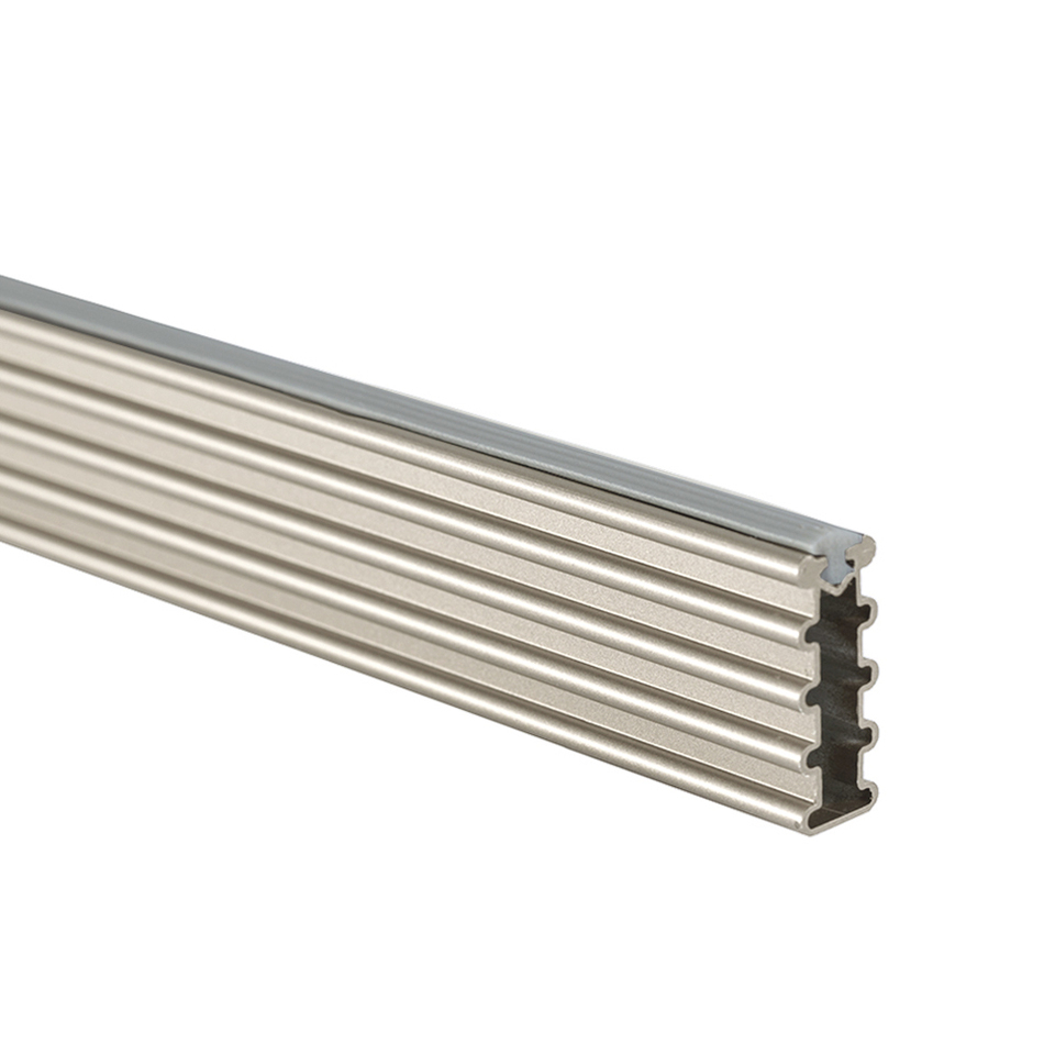 Фото Duslar Штанга рифленая RIFF для одежды, длина 3000 мм, шампань