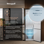 Превью картинка Холодильник с нижней морозилкой Weissgauff WRK 2010 D Inverter NoFrost Black Soft Close #7