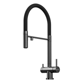 Картинка Omoikiri Kanto-GM-BL латунь/вороненая сталь/черный