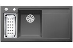 Превью картинка Гранитная мойка Blanсo AXON II 6 S (чаша слева) керамика PuraPlus базальт  с кл.-авт. InFino #1