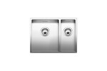 Превью картинка Металлическая мойка Blanсo CLARON 340/180-U (чаша слева) нерж.сталь зеркальная полировка с отв. арм. InFino #1