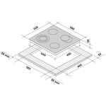 Превью картинка Электрическая варочная панель KRONA BRILLARE 60 BL электрическая варочная поверхность (независимая) #10
