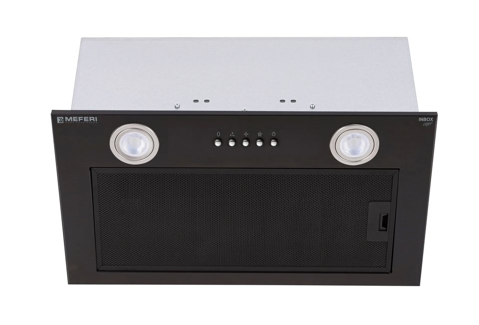 Фото Полновстраиваемая вытяжка Meferi INBOX52BK LIGHT