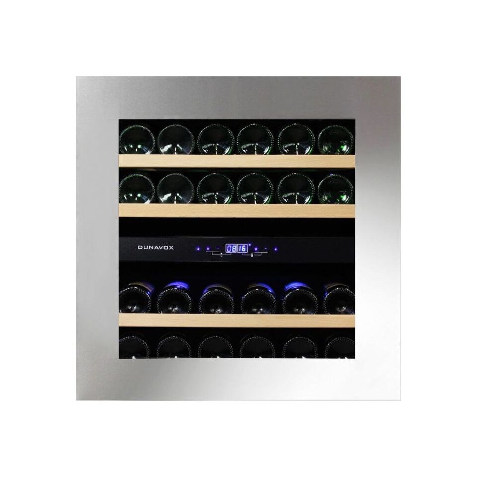 Фото Шкаф винный встраиваемый Винный холодильник (шкаф) компрессорный Dunavox DAB-25.62DSS.ТО
