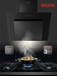 Превью картинка Наклонная вытяжка Miarte Side suction Hood Black 60cm Mechanical control #5