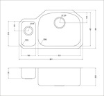 Превью картинка Металлическая мойка EMAR OL-U601 #3