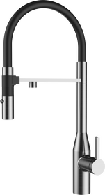 Картинка Rivelato ALMARA U-обр. гибкий излив с краном питьевой воды D-35мм brushed