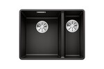 Превью картинка Гранитная мойка Blanсo SUBLINE 340/160-F SILGRANIT  черный с отв.арм. InFino #1