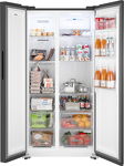 Превью картинка  Холодильник side by side Weissgauff WSBS 600 NoFrost Inverter Dark Grey #7