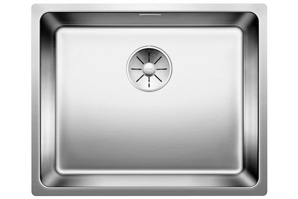 Фото Металлическая мойка Blanсo ANDANO 500-U нерж.сталь зеркальная полировка с отв. арм. InFino