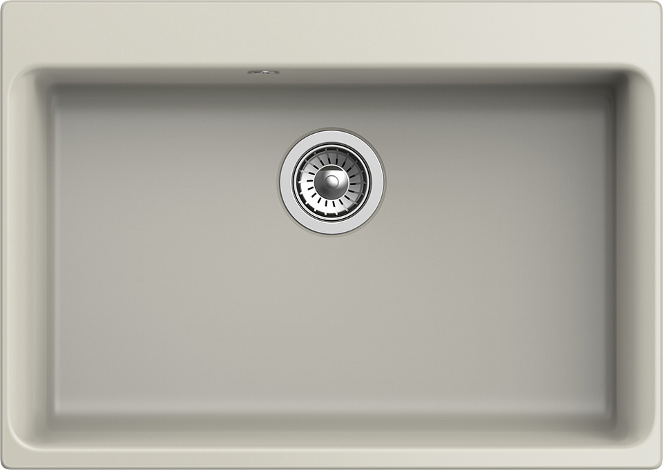 Фото Кварцевая мойка Rivelato AXEL 70 1-чаша 730*520мм topazio
