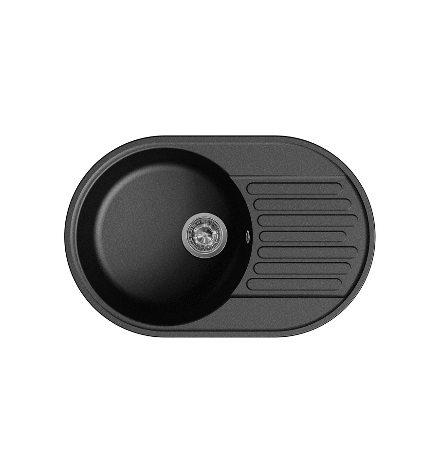 Фото Кварцевая мойка Lex COMO 740 BLACK кварцевая мойка