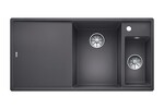 Превью картинка Гранитная мойка Blanсo AXIA III 6 S SILGRANIT PuraDur темная скала чаша справа, разделочный столик ясень c кл.-авт. InFino #1