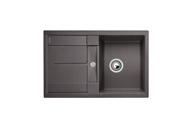 Картинка Blanсo METRA 45 S SILGRANIT PuraDur темная скала с клапаном-автоматом