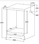 Превью картинка Электрический духовой шкаф Meferi MEO458WH COMFORT #2