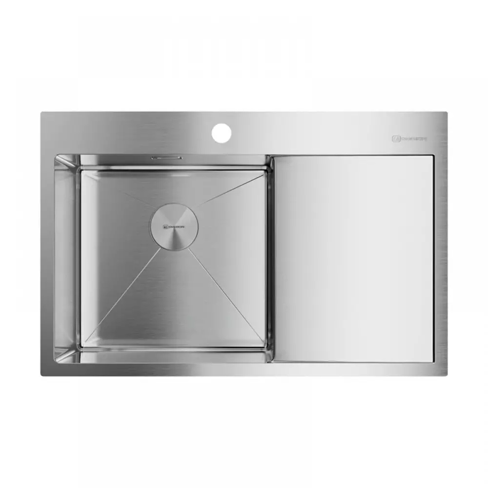 Фото Металлическая мойка Omoikiri Akisame 78-L-IN нерж. сталь/нержавеющая сталь