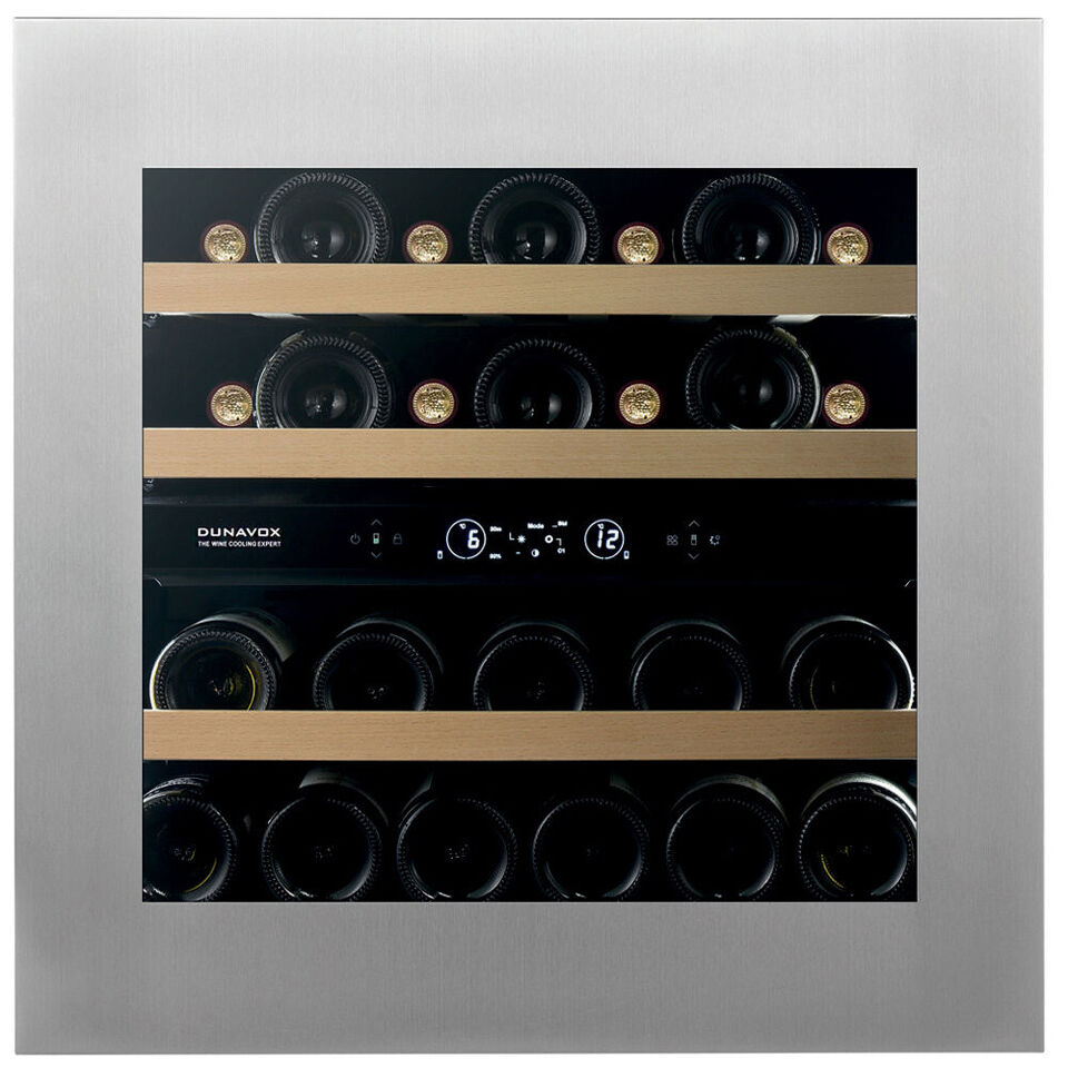 Фото Шкаф винный встраиваемый Винный холодильник (шкаф) компрессорный Dunavox DVH-25.65DSS.TO
