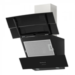 Превью картинка Наклонная вытяжка KRONA INGA 600 inox/black push button #3