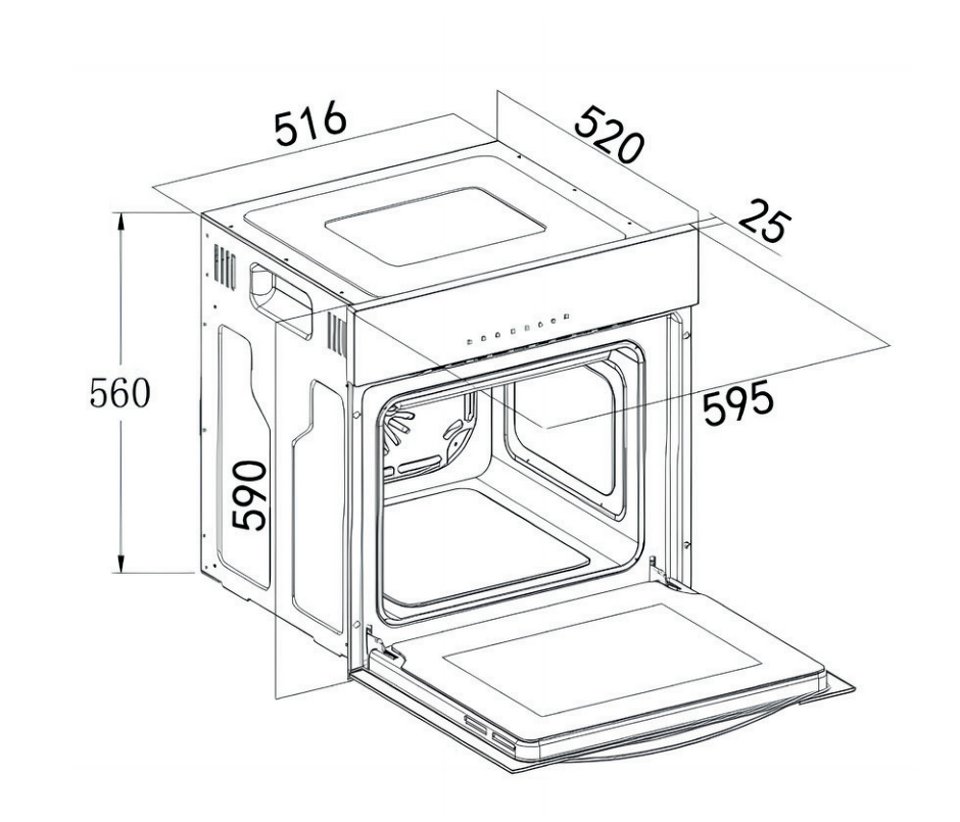 Фото Электрический духовой шкаф Weissgauff EOM 661 PDBS