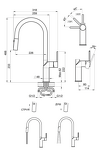 Превью картинка Смеситель для кухни GRANULA 9010, ШВАРЦ #4
