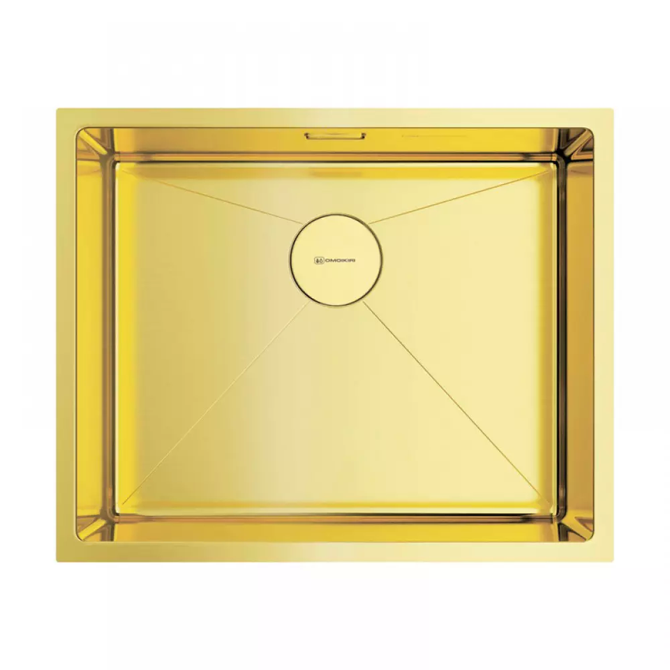 Фото Металлическая мойка Omoikiri Taki 54-U/IF-LG нерж. сталь/светлое золото